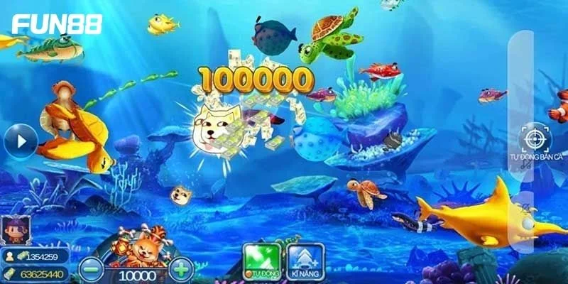 Bắn Cá Jackpot Fun88 - Săn Cá Thả Ga, Kiếm Tiền Bạc Tỷ