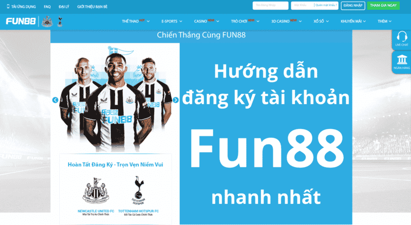 Đăng Ký Fun88 - Quy Trình Nhanh Chóng, Gọn Lẹ, Chính Xác