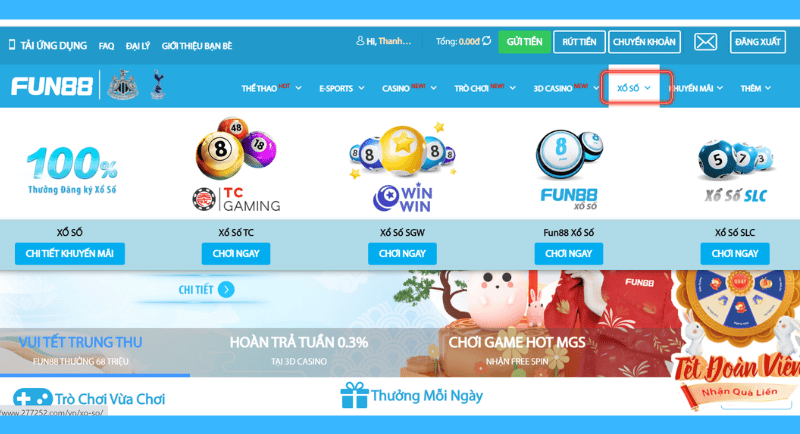 Hướng dẫn chơi lô đề Fun88 dễ ăn thưởng