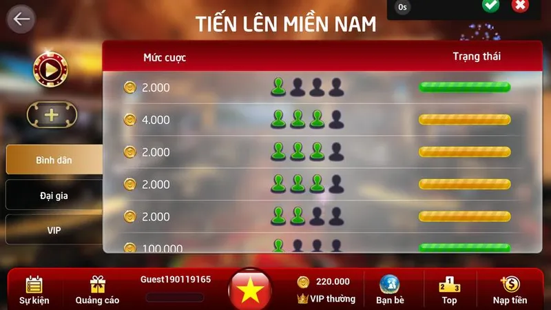 Kỹ thuật chơi tiến lên miền Nam siêu đỉnh cho người mới